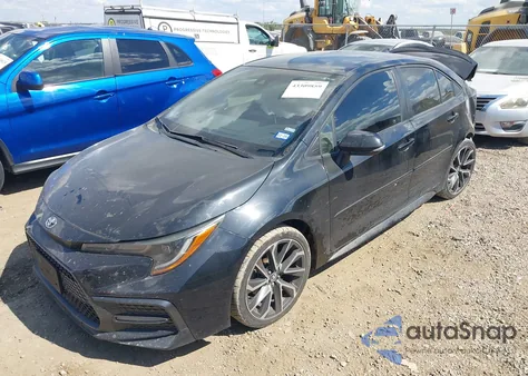 2020 Toyota Corolla Se z USA, uszkodzony, nr VIN JTDS4RCE3LJ039155